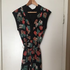 Brand: HAZEL Black Floral Dress